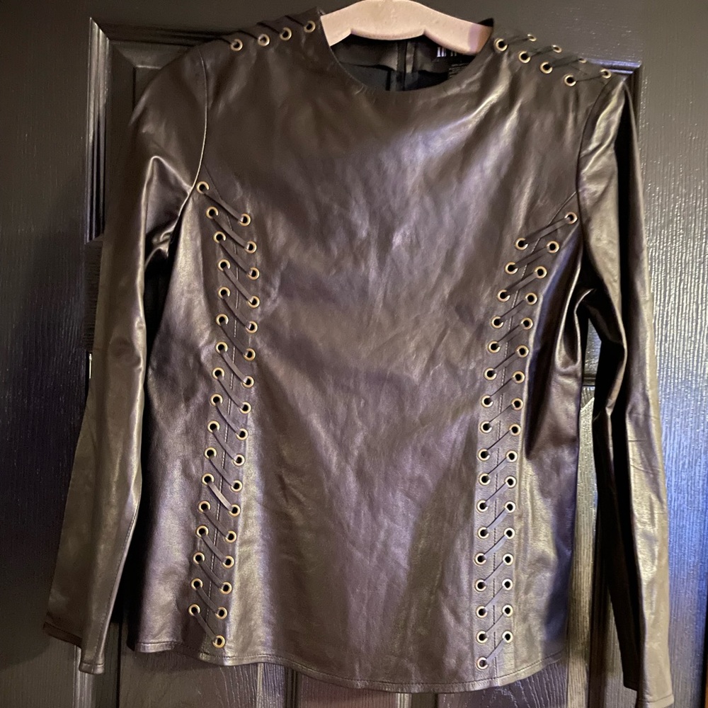 Leather Top